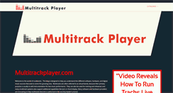 Desktop Screenshot of multitrackplayer.com